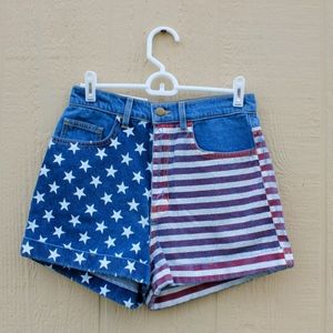 American Apparel American Flag shorts